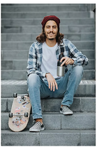 Enfriador de cerveza Asobu Frosty, paquete de 2 - Negro/Plata