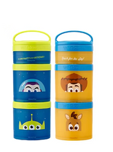 Recipientes para snacks Whiskware Pixar, paquete de 2 - Woody y Buzz Lightyear