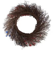 Berkley Jensen 24" Independence Day Fashion Wreath
