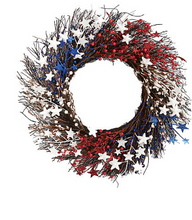 Berkley Jensen 24" Independence Day Fashion Wreath