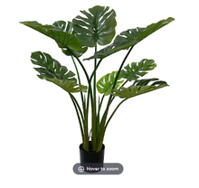 Planta artificial decorativa Winward Splitleaf Philo Tree