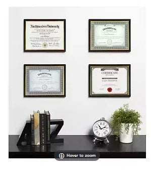 DesignOvation Corporate Document Frame Made to Display Standard Certif ...