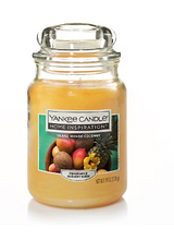 Vela en frasco Yankee Candle, 539 g (19 oz) - Mango y coco de la isla