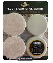 Parker & Bailey 16-Pc. Floor and Carpet Glider Kit