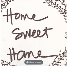 Nicole Miller Anti-Fatigue Kitchen Mat - "Home Sweet Home" Print