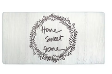 Nicole Miller Anti-Fatigue Kitchen Mat - "Home Sweet Home" Print