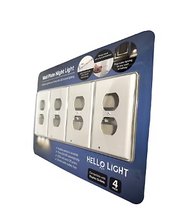Hello Light 4 pc. LED Outlet Cover Pack