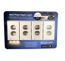 Hello Light 4 pc. LED Outlet Cover Pack