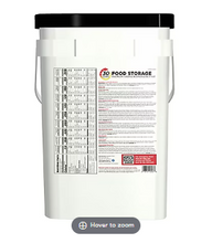 Cubo de almacenamiento de alimentos de emergencia de lujo de Augason Farms, 30 días, 1 persona