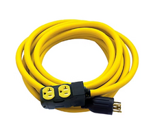 Champion 25-Foot 30-Amp 125/250-Volt Duplex-Style Generator Extension Cord with Circuit Breakers (L14-30P to four 5-20R)