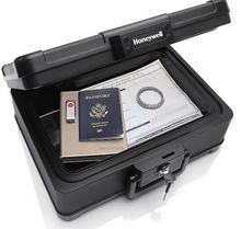 Honeywell Safes 0.24 Cu.-Ft. Fireproof/Waterproof Chest