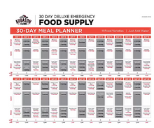 Cubo de almacenamiento de alimentos de emergencia de Augason Farms, 30 días, 1 persona