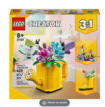 Flores LEGO Creator en regadera