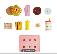 Juego de comida rápida con hamburguesa con queso para niños de Toy Time