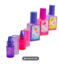 Tocador de princesa de juguete para juegos de simulación con taburete, accesorios, luces y sonidos