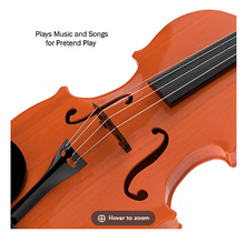 Violín electrónico infantil Toy Time con 4 cuerdas ajustables y arco