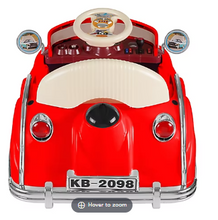 Coche clásico Lil' Rider Coupé a batería - Rojo