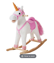 Mecedora de unicornio de peluche Toy Time