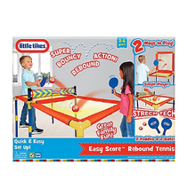 Little Tikes Easy Score Rebound Tennis Ping Pong Game with 2 Paddles and 2 Balls