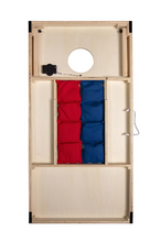 Juego de lanzamiento de sacos de arena Triumph de madera maciza de 2' x 4' con luces LED