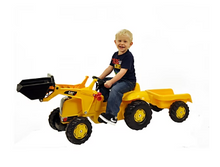 CAT Kid Tractor with Loader and Trailer