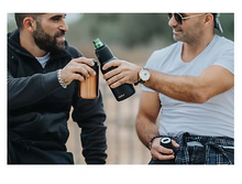 Enfriador de cerveza Asobu Frosty, paquete de 2 - Negro/Cobre