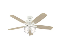 Hunter Amberlin 52" Ceiling Fan - Fresh White