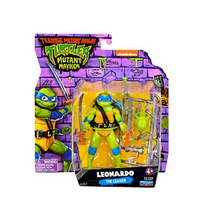 Figura básica de 4.5" de la película Tortugas Ninja Mutantes Adolescentes de Playmates