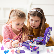 Sendida Kids Makeup Kit, 64pcs Real Washable Kids Makeup Set for Girl Toys Princess Brithday Gifts for Little Girls 3-12 Year Old, Large Size