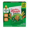 Sensible Portions Garden Veggie Straws Made with Avocado Oil, Sea Salt Flavor, 0.75 oz Snack Bag, 10 Count