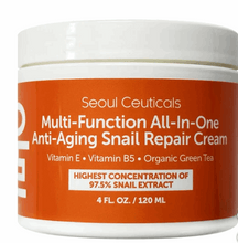 Seoul Ceuticals Multi-Functional All-in-One Anti-Aging Snail Repair Cream, 4 fl oz