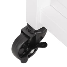 Seville Acacia Top Kitchen Cart with Drawers