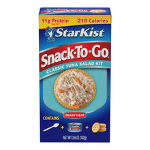 Kit de ensalada de atún Starkist, 3.6 oz., paquete de 9.