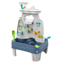 Paso 2: Montaña brumosa y cascada