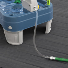 Paso 2: Montaña brumosa y cascada