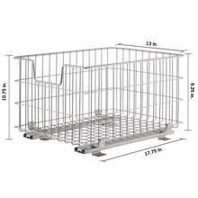 TRINITY Wire Basket w/Slide, 2-pack