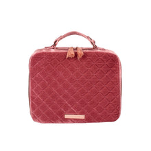 Tartan + Twine Deluxe Weekender Case, Pink Velvet - 6 Piece Set