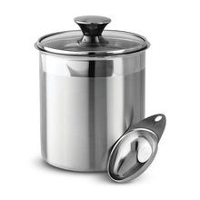 Tramontina 6 Pc Stainless Steel Covered Canister Set with Measuring Scoops