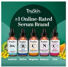 TruSkin Vitamin C Face Serum, Brightening & Anti-Aging with Squalane & Vitamin E, 1 fl oz