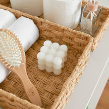 Juego de 3 cestas de almacenamiento de ratán sintético We Think Storage con asa