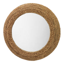 Wila Round Seagrass Wall Mirror