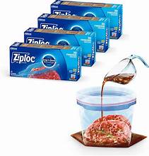 Ziploc Gallon Freezer Bags with New Stay Open Design,  152 ct.