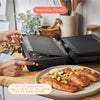 Beautiful 2-in-1 Panini Press & Grill with Detachable Plates, Black Sesame by Drew Barrymore