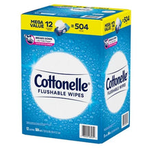 Cottonelle Flushable Wet Wipes, 12 Flip-Top Packs (42 Wipes/Pk., 12 Pk.) - Brands For Less USA