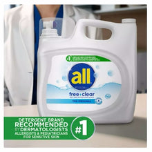all free clear Liquid Laundry Detergent, The Original, 166 loads, 250 fl. oz.
