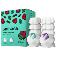 Pastillas de ducha anihana, 50 g, paquete de 12