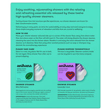 Pastillas de ducha anihana, 50 g, paquete de 12