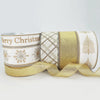 Member’s Mark Premium Wired Holiday Ribbon, 6pk
