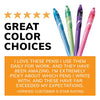 BIC Gelocity Quick Dry Assorted Colors Gel Pens, Medium Point (0.7mm), 6-Count