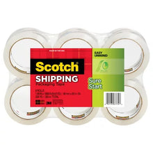 Scotch 3500 Packaging Tape, 1.88" X 54.6Yds, 3" Core, Clear, 6Pk.